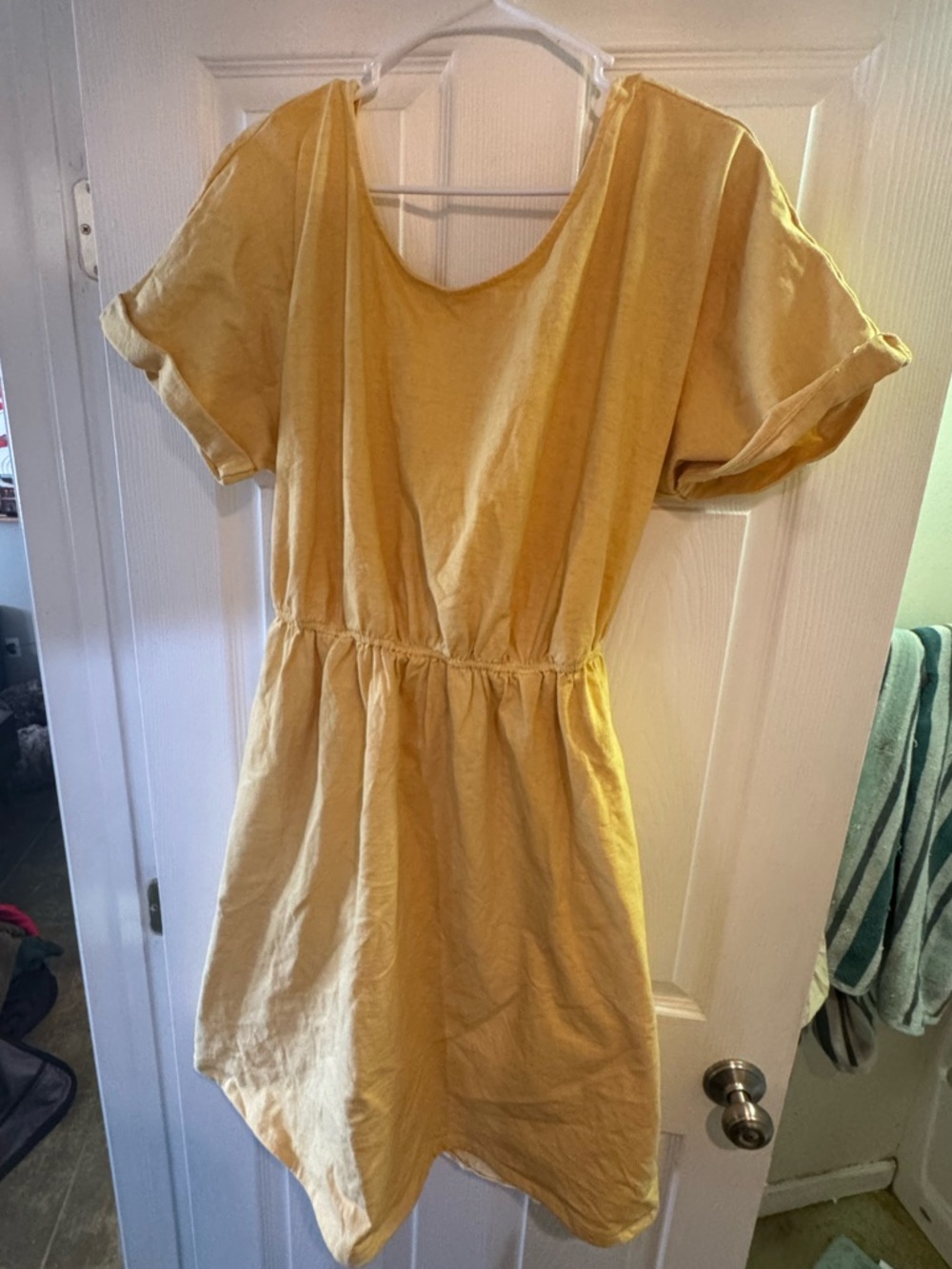 Free People Mustard Yellow Midi Dress